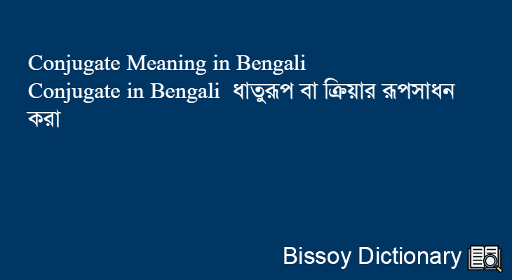 Conjugate in Bengali