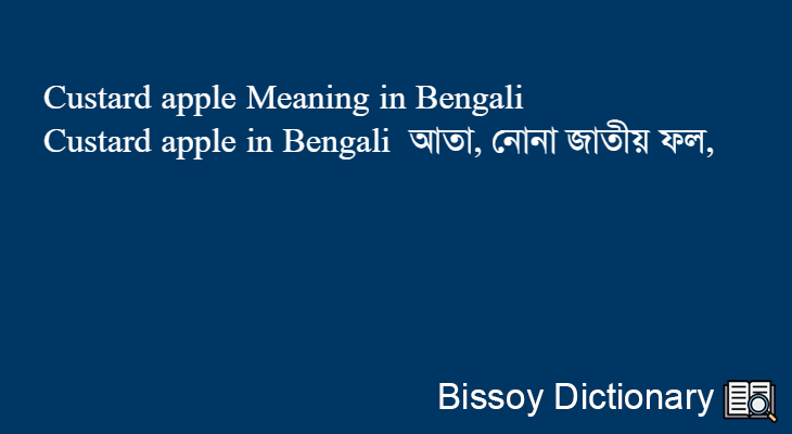 Custard apple in Bengali